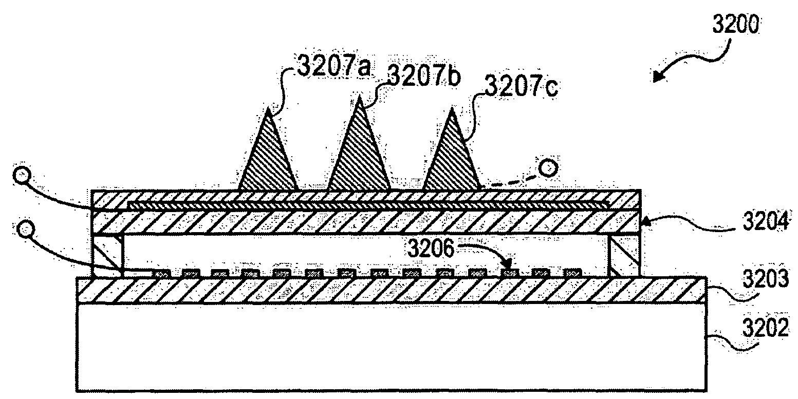 Integrated displacement sensors for probe microscopy and force spectroscopy