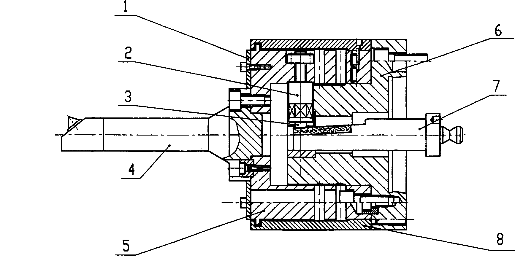 Elastic boring bar