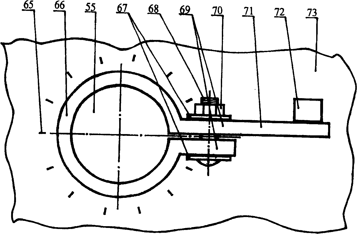 Mechanical timer travel-time system of locator escape pinion coordinating series