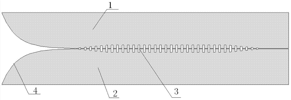 Device for realizing conversion between space waves and artificial terahertz surface plasmon polariton (SPP) waves