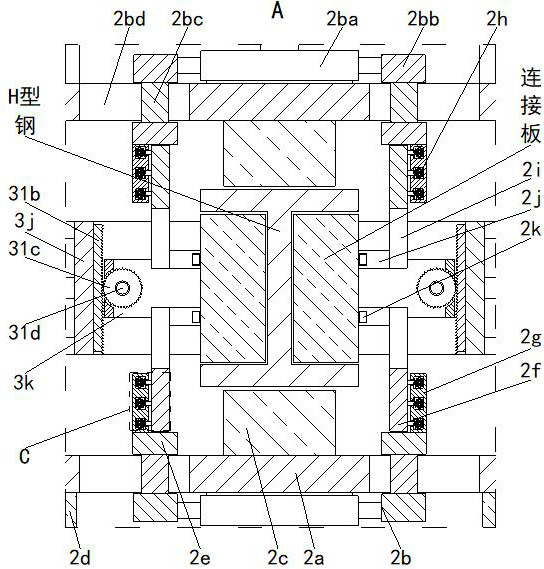 Building steel structure manufacturing, welding and machining integrated equipment