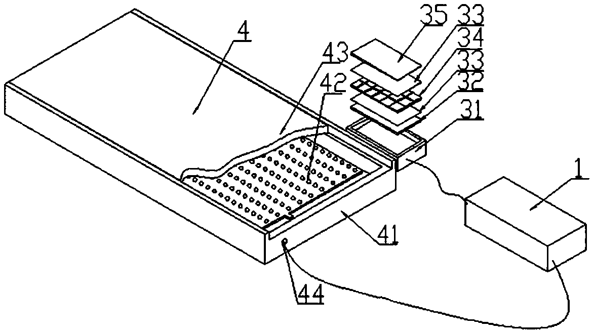 Solar photovoltaic traffic ground indication luminous system and production process thereof