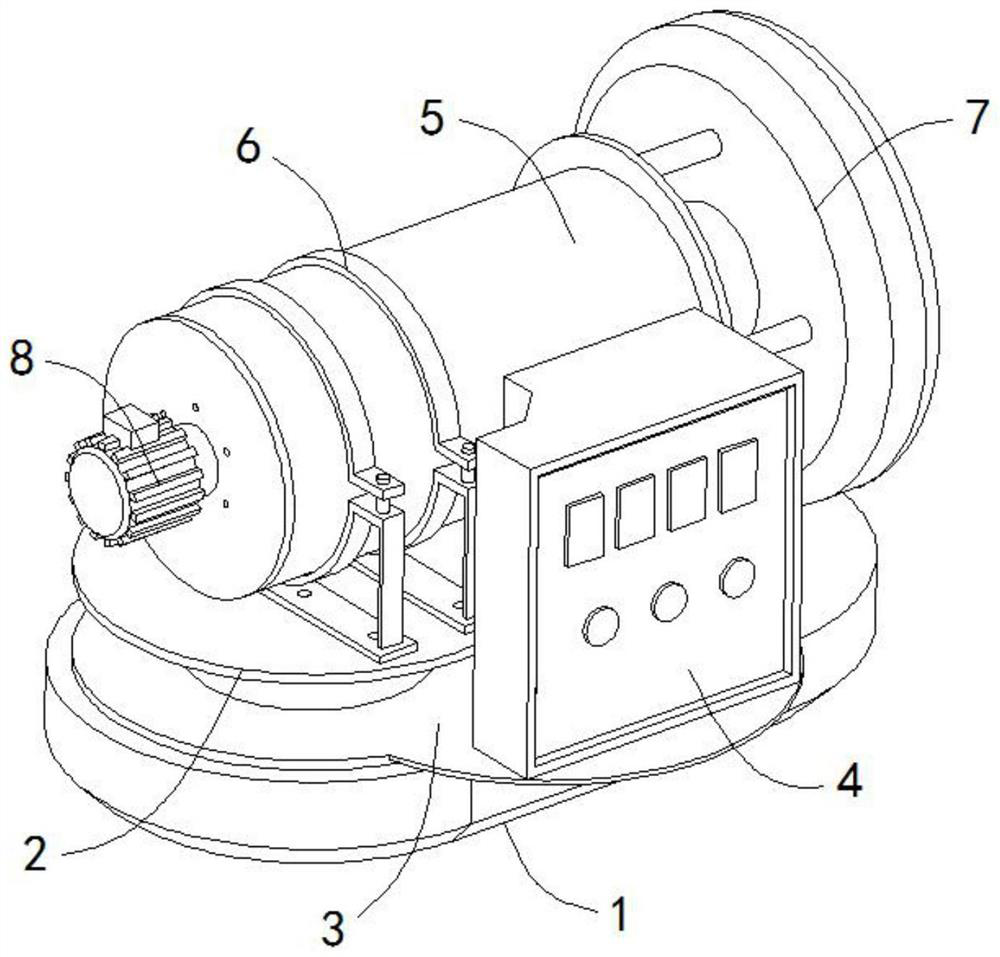 Building formaldehyde filtering and removing device capable of acting in all directions