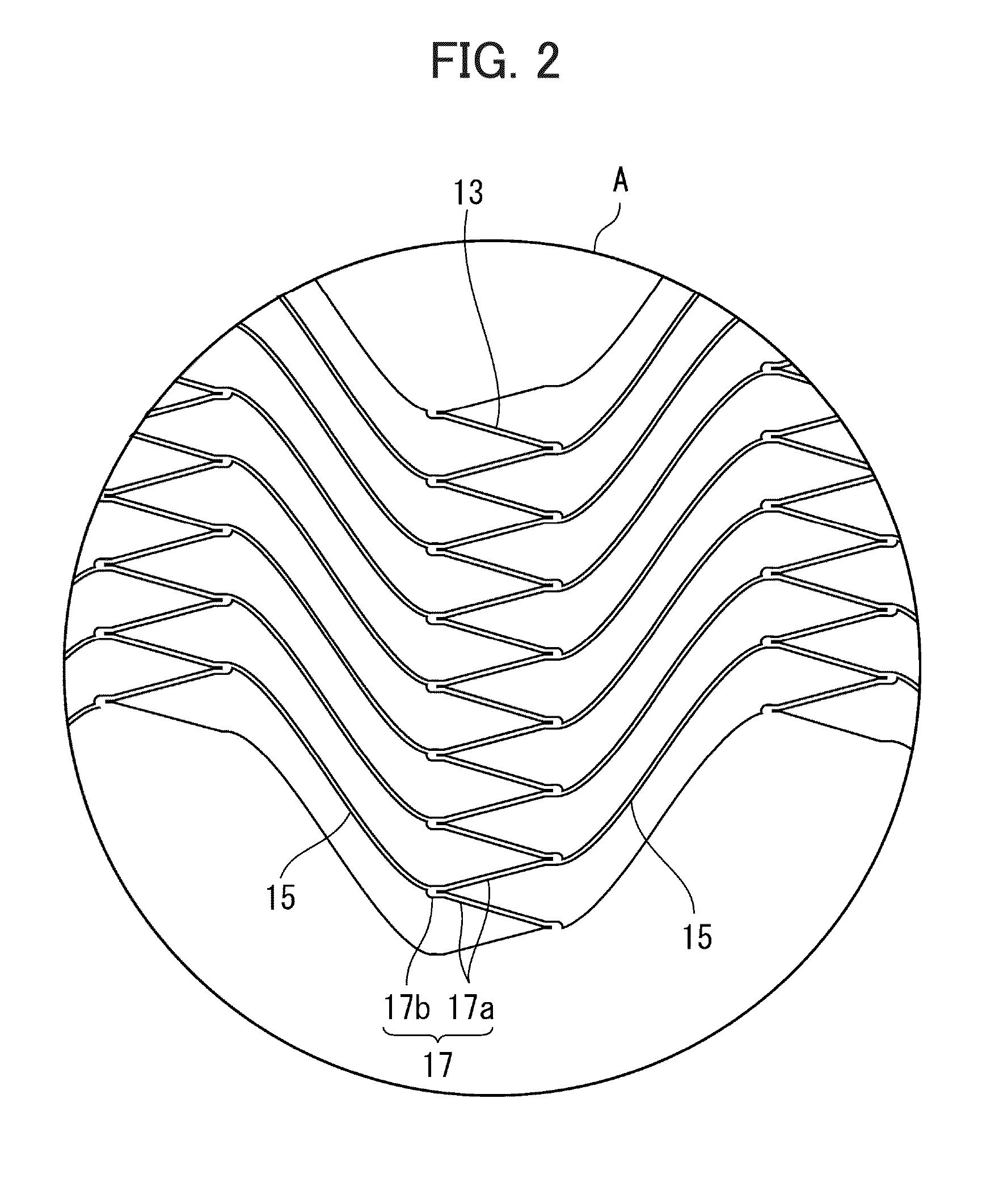 Highly flexible stent with sinusoidal pattern