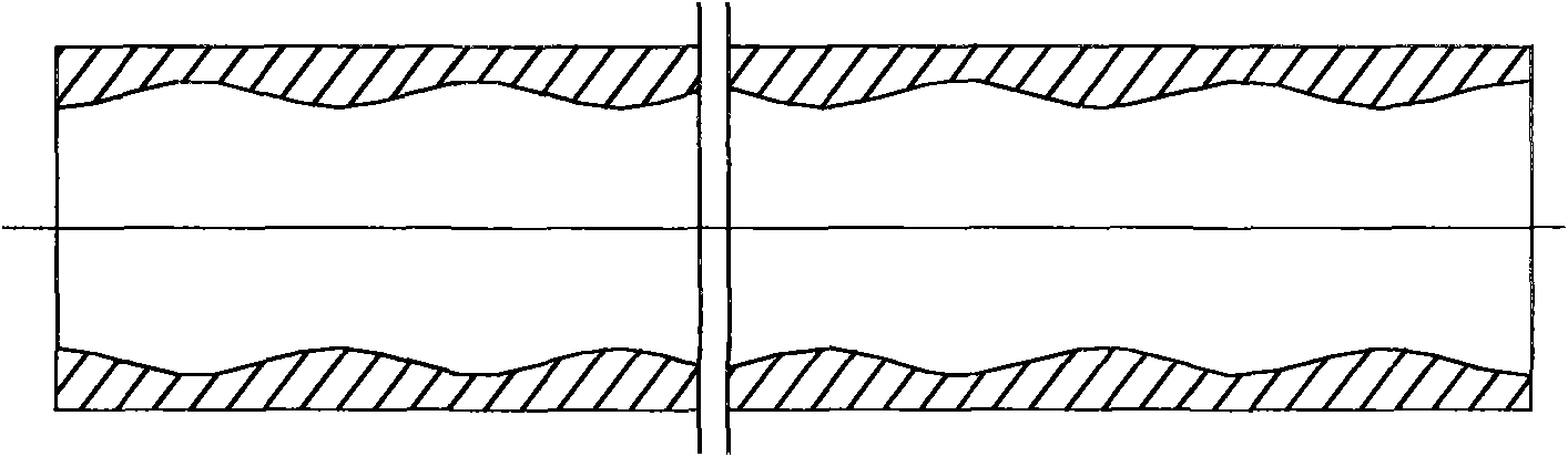 Preparation method and equipment of screw drill inside spin pre-outline stator