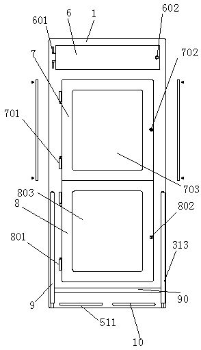 An easy-to-maintain power distribution cabinet