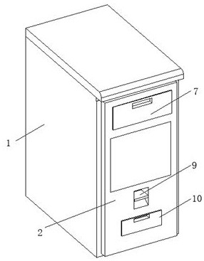 Intelligent rice storage vat convenient to install