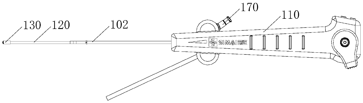 Ureterorenoscope system and implantation method thereof