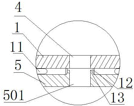 A sealing structure of a retaining plate for an oil filter