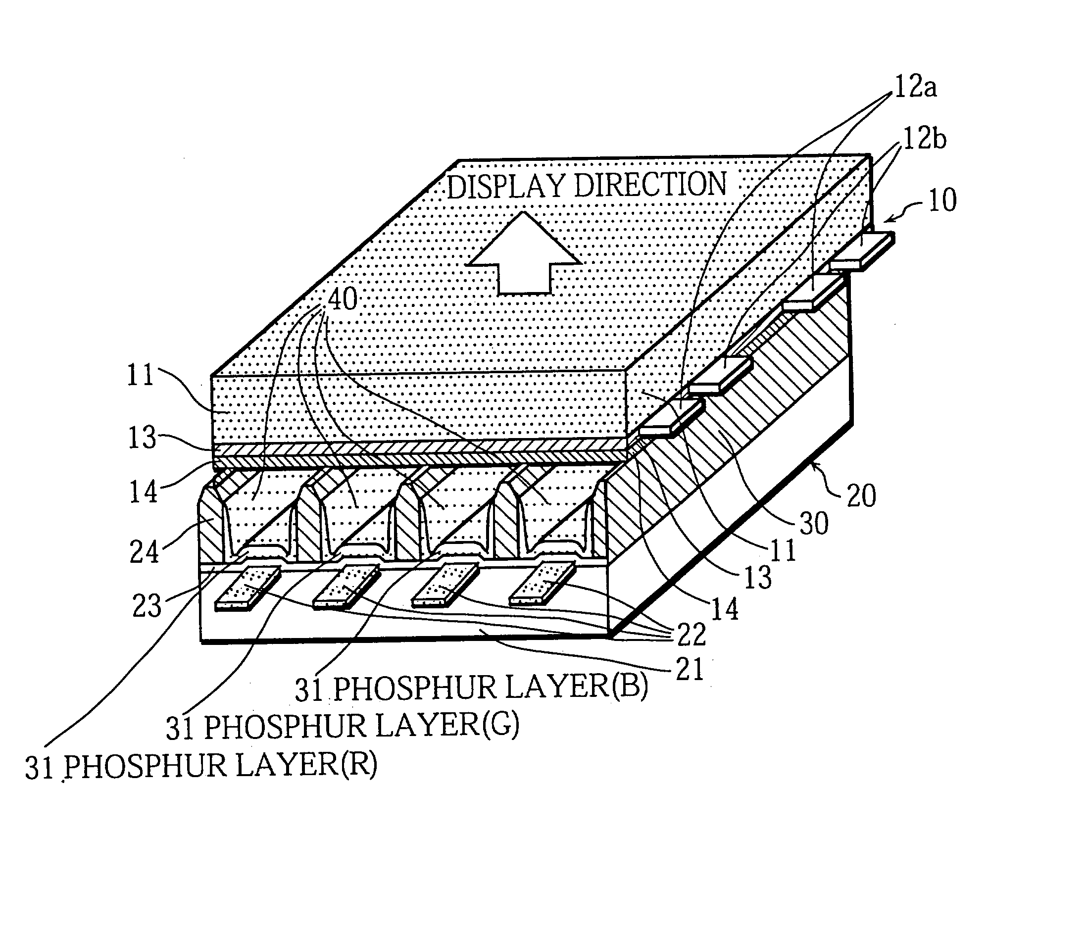 Plasma display panel manufacturing method for manufacturing a plasma display panel with superior picture quality, a manufacturing apparatus, and a phosphor ink