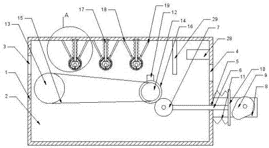 Full-directional cleaning device for abnormal workpiece