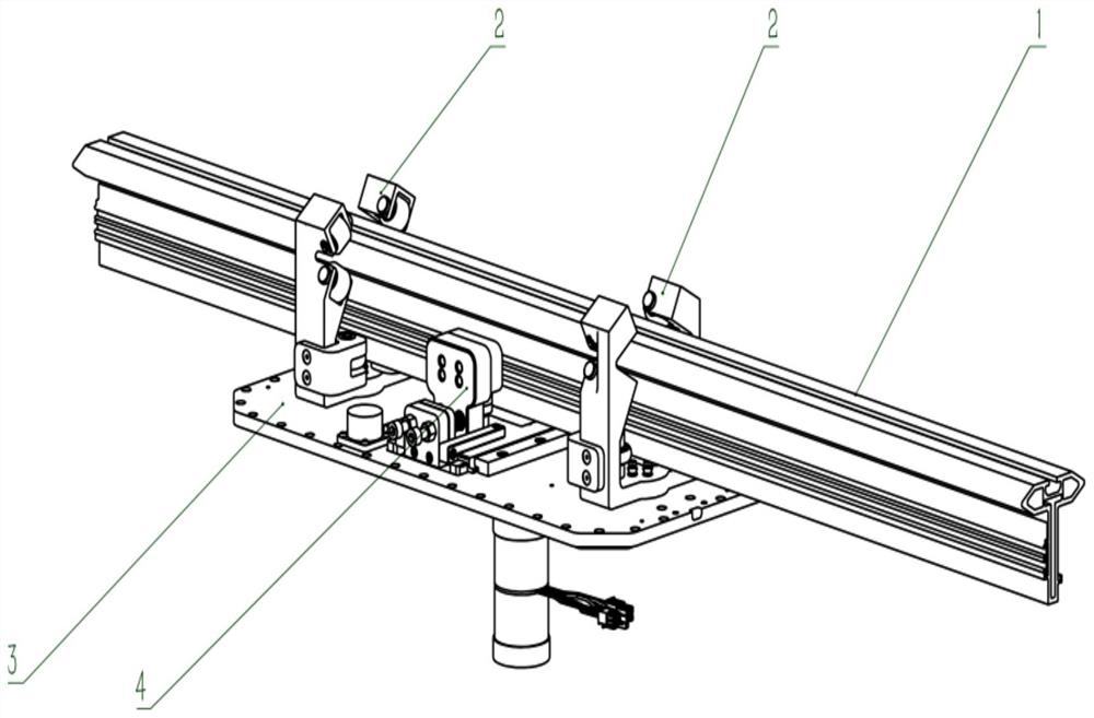 Rail-hanging fire-fighting inspection robot