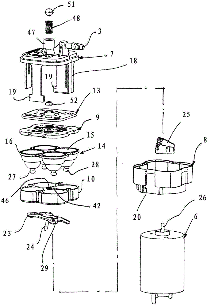 pumps, especially pneumatic pumps