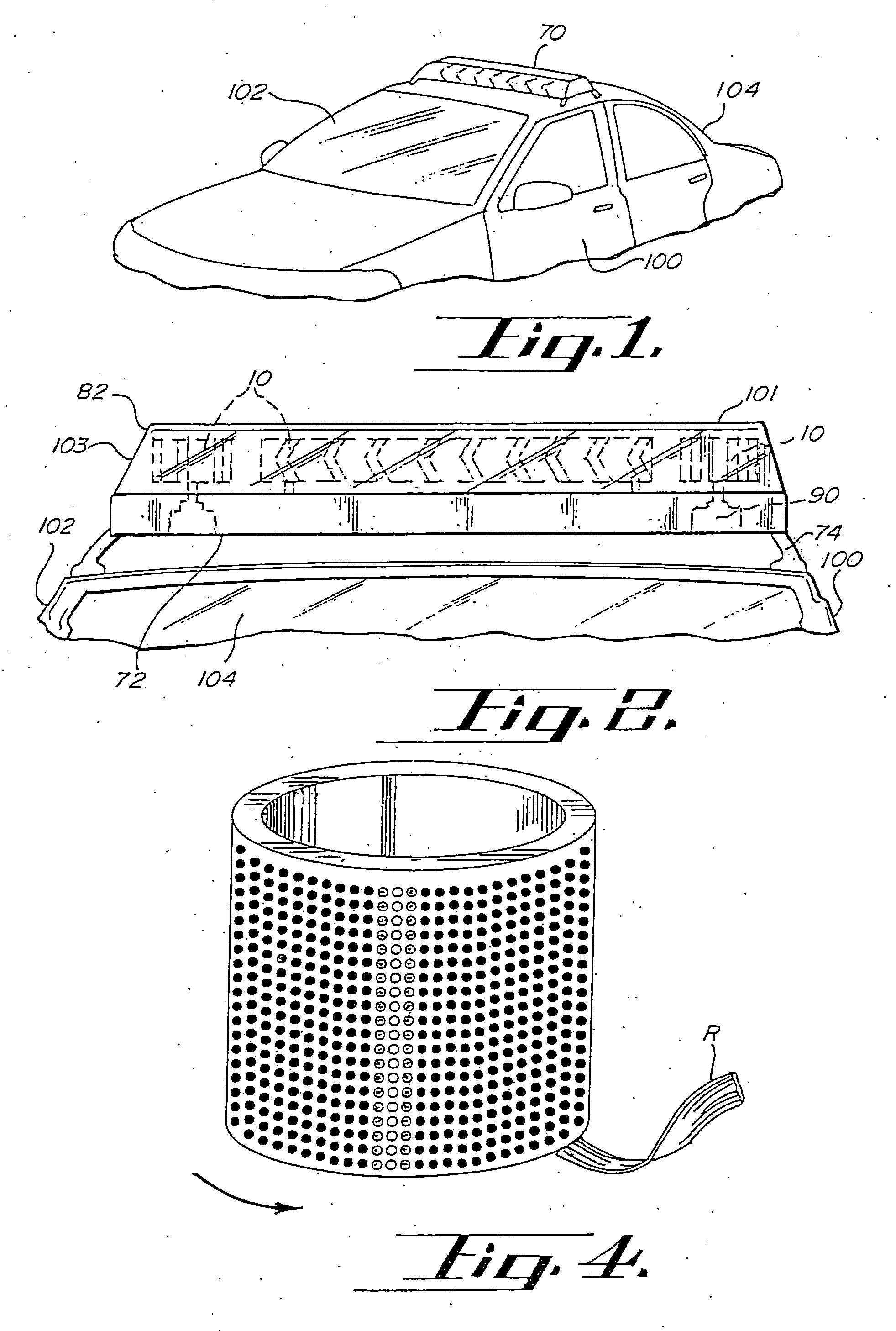 Warning signal light bar