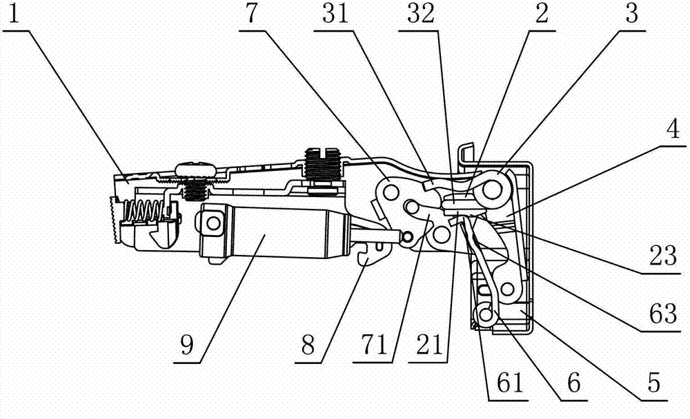 Blind hinge for furniture