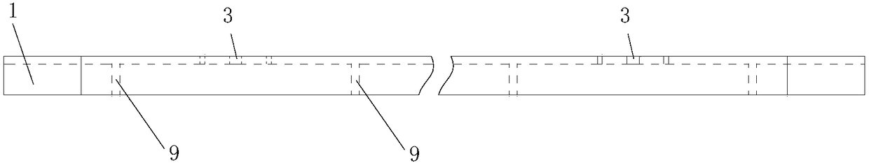 Mould frame for prefabricated laminated plate casting and mould for prefabricated laminated plate casting