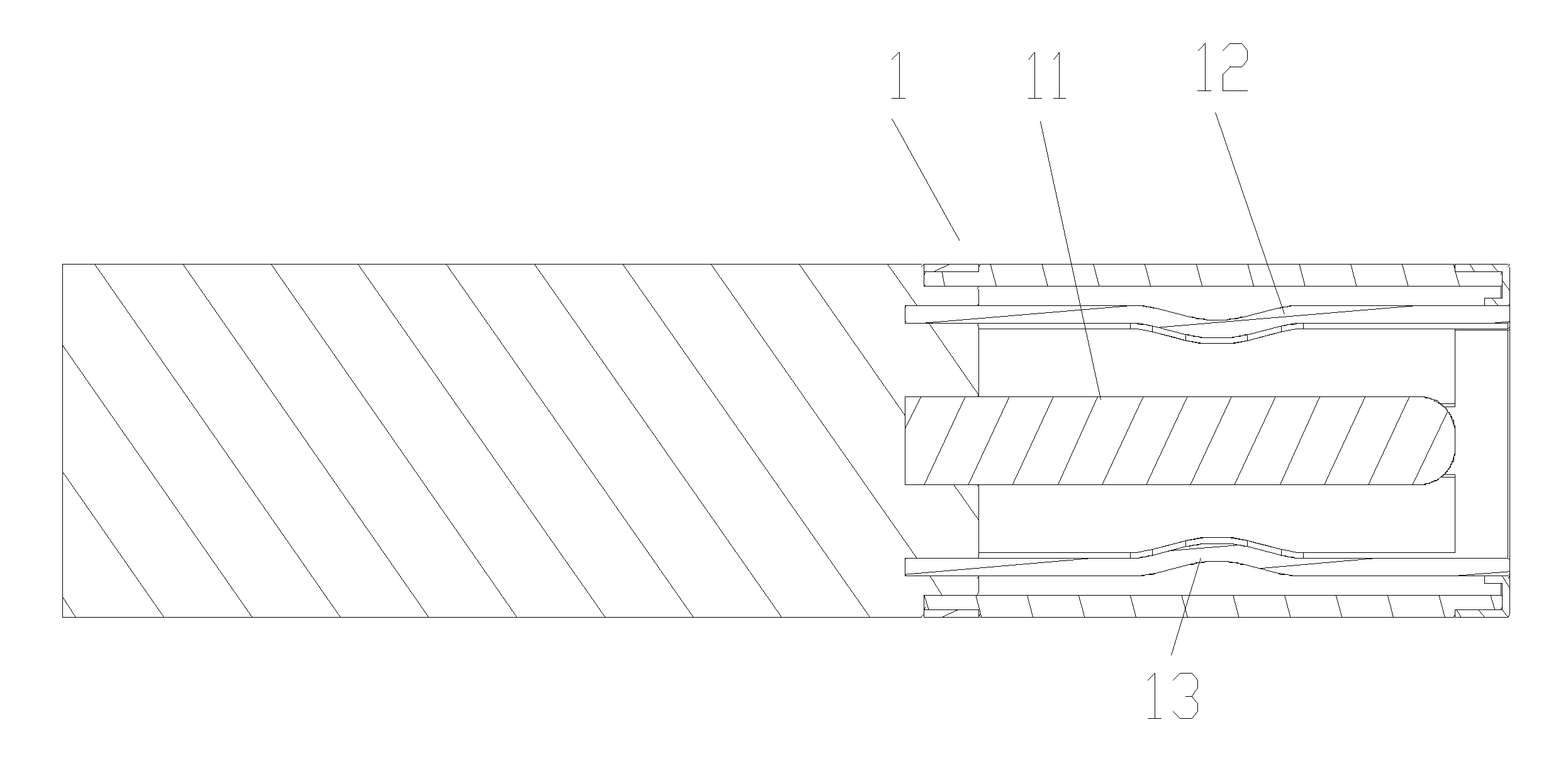 Metal leaf-spring-type connector for electronic cigarette devices