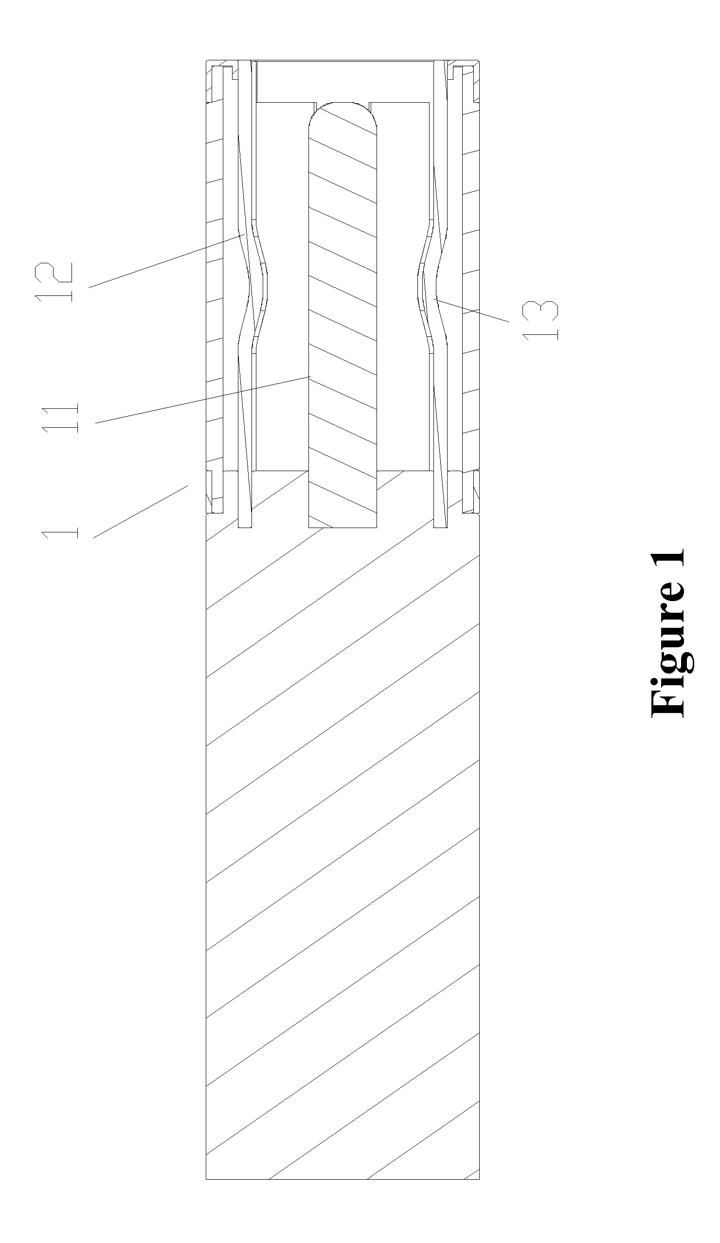 Metal leaf-spring-type connector for electronic cigarette devices