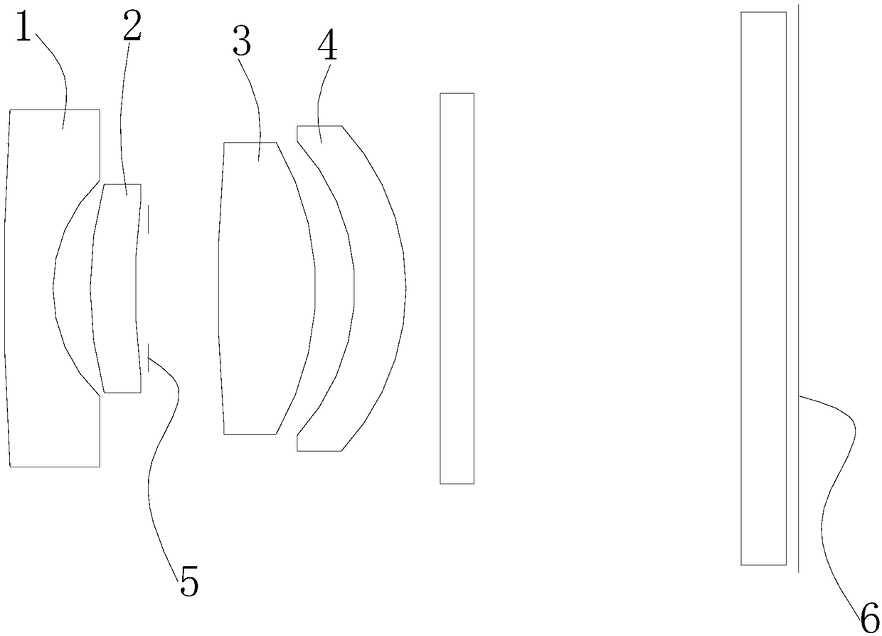 Anti-fatigue-driving vehicle-mounted monitoring optical system and camera module thereof