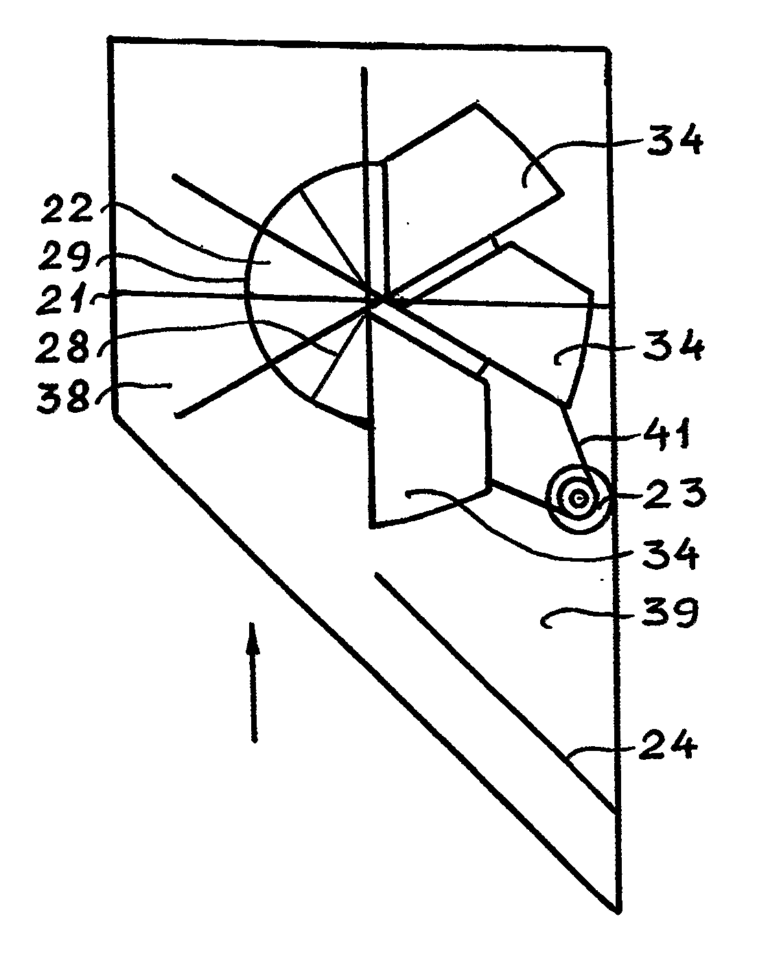 Modular system for generating electricity from moving fluid