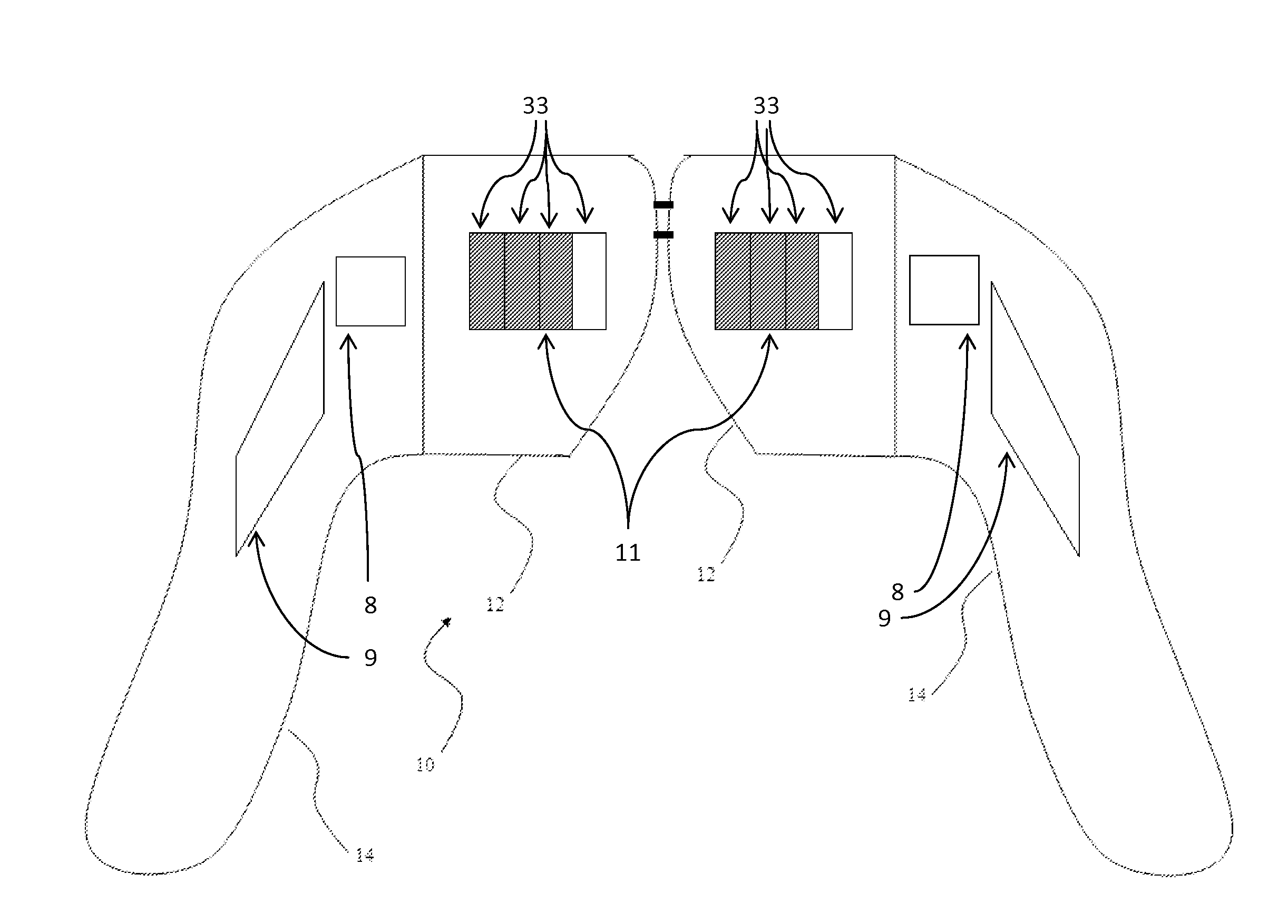 Head-mounted display control with image-content analysis