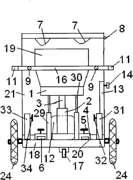 Medical living-recovery cart device with enclosing barrier for facilitating excretion of children patients