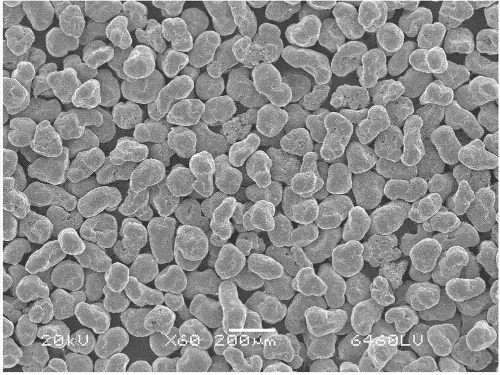 Iron sand and preparation process thereof