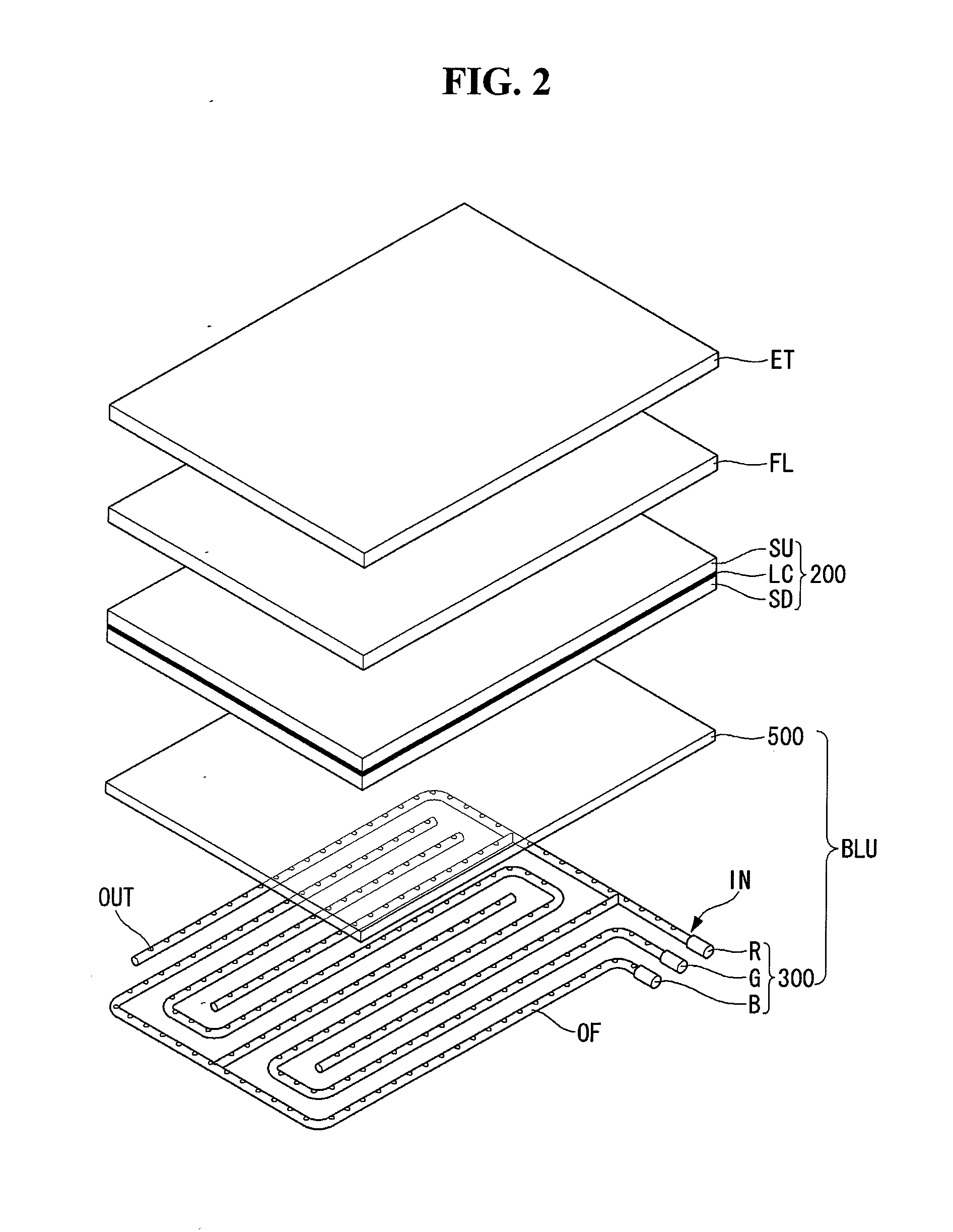 Spatial light modulating panel using transmittive liquid crystal display panel and 3D display device using the same