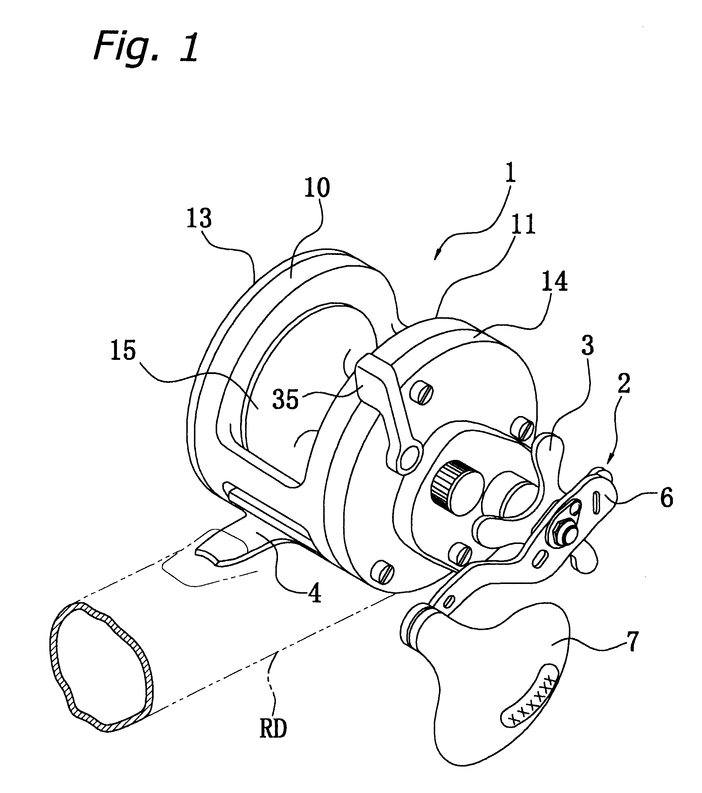 Double bearing reel