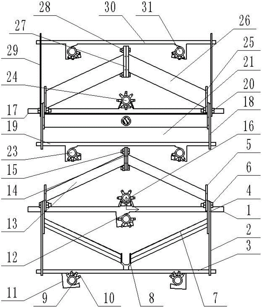 Combined type deep purification device for desulfurized wet flue gas