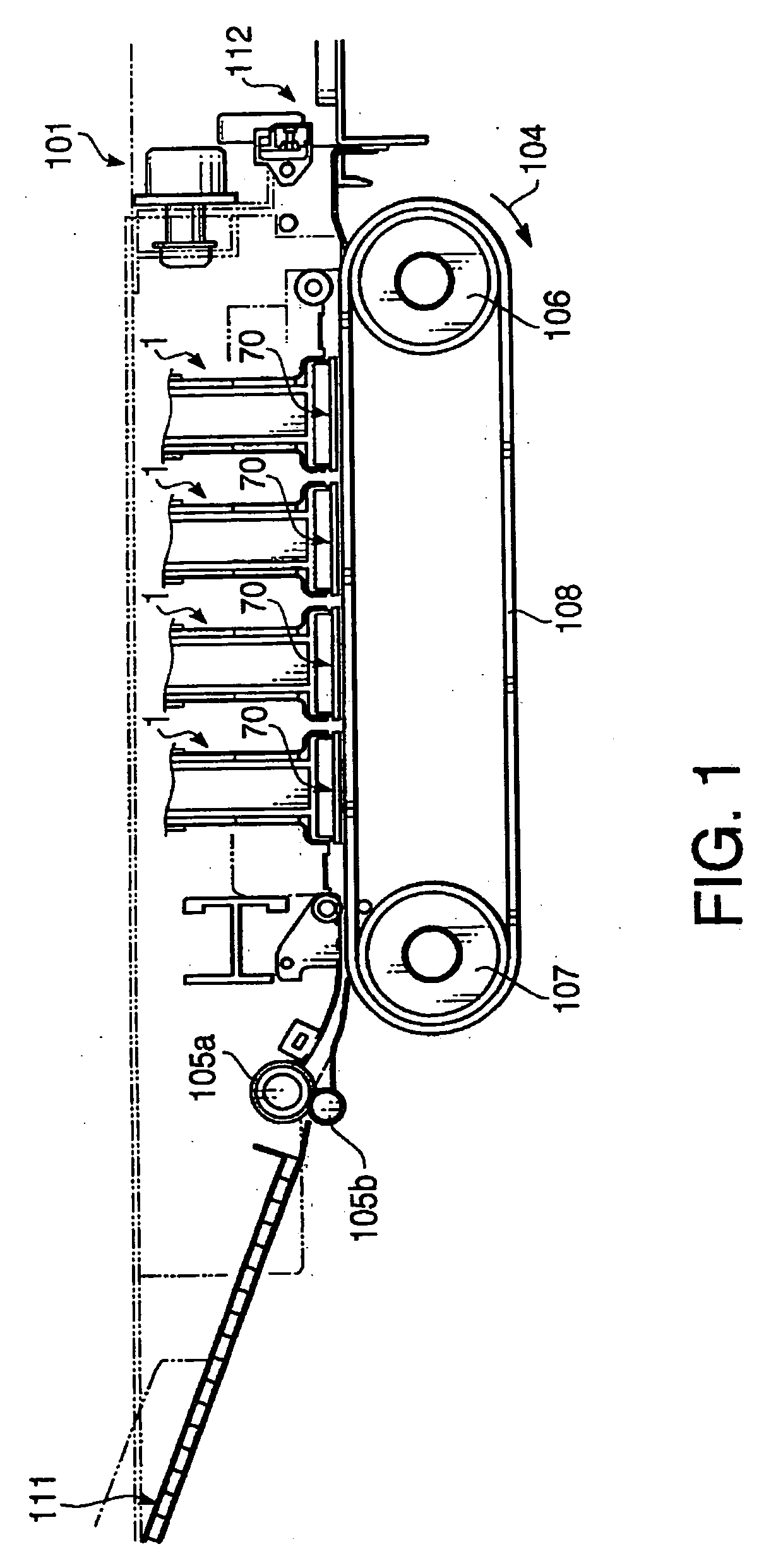 Inkjet head printing device