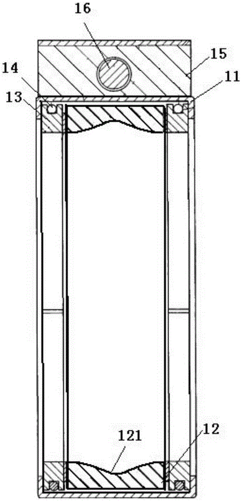 Pressure backfill pipe connection structure