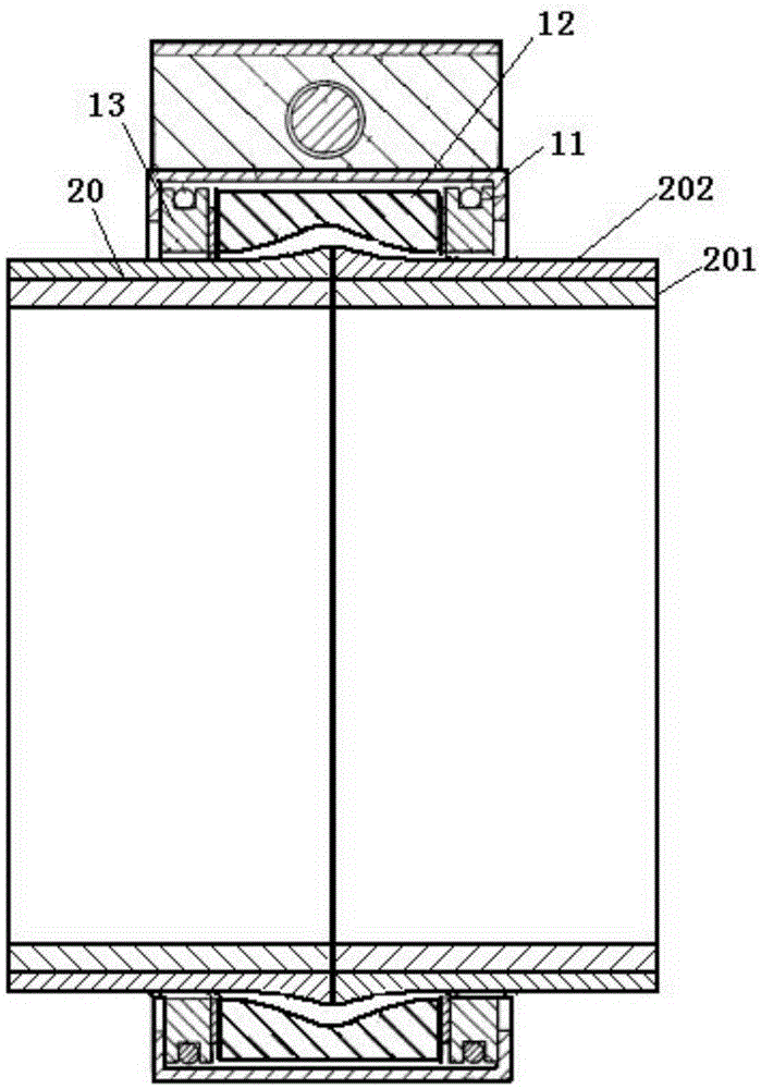 Pressure backfill pipe connection structure