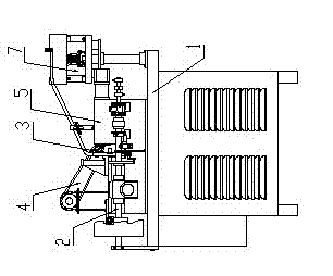 Numerical control slot milling machine for processing copper tailstock of optical fiber connector