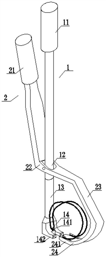 Steel bar binding tool and method