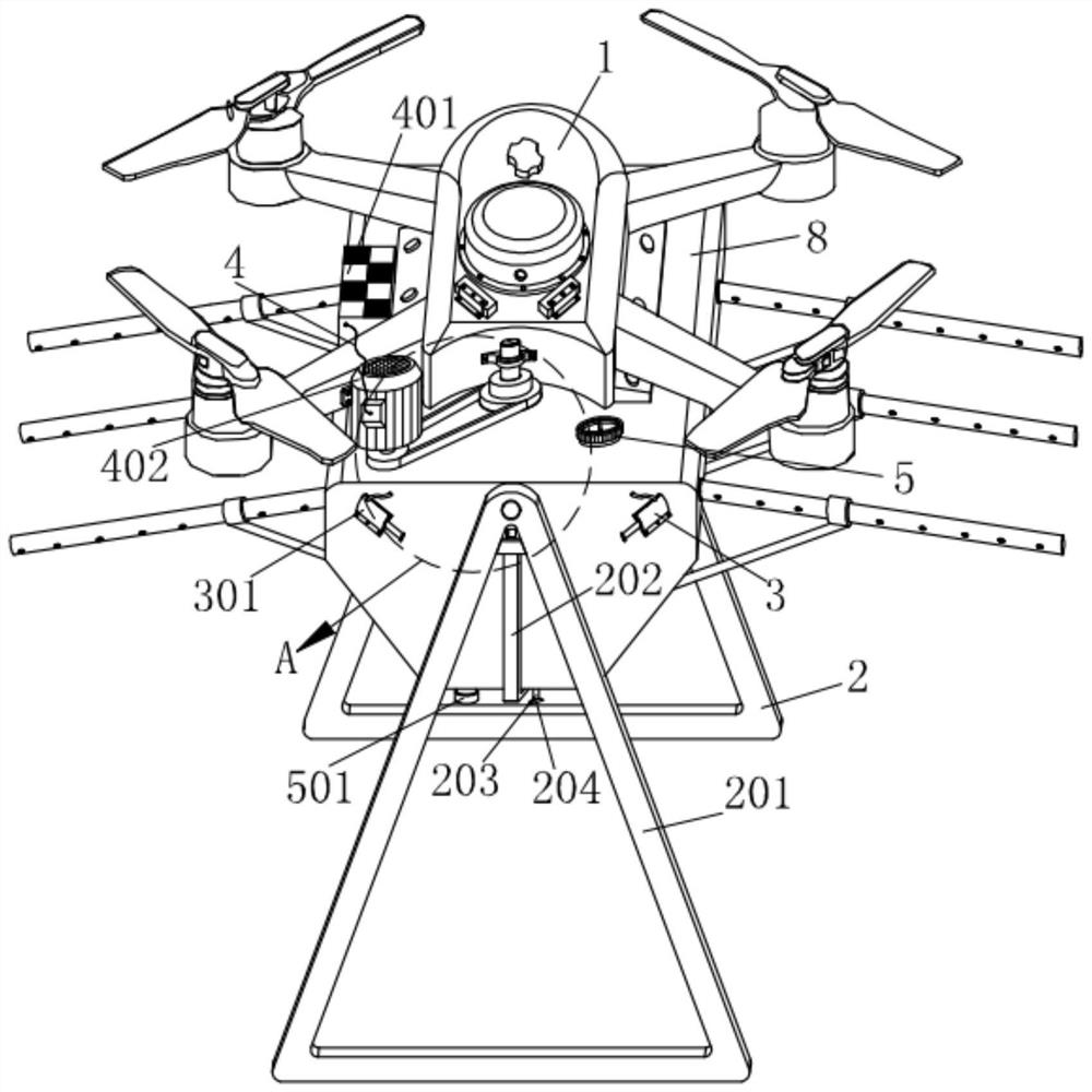 Large pesticide spraying unmanned aerial vehicle with self-cleaning function