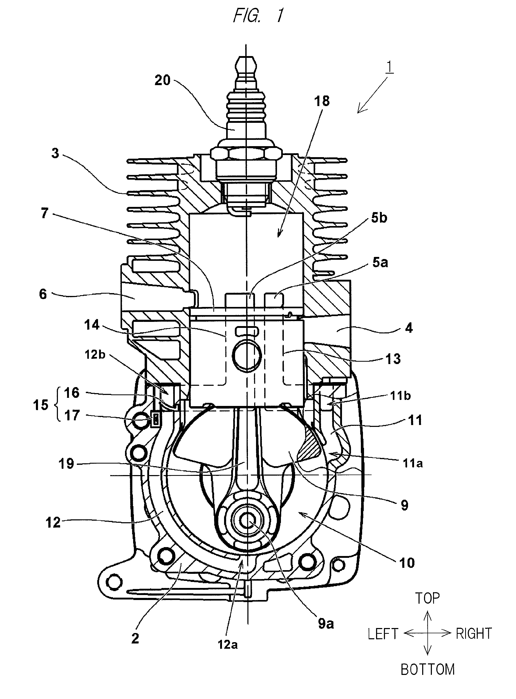 Engine and engine-driven working machine