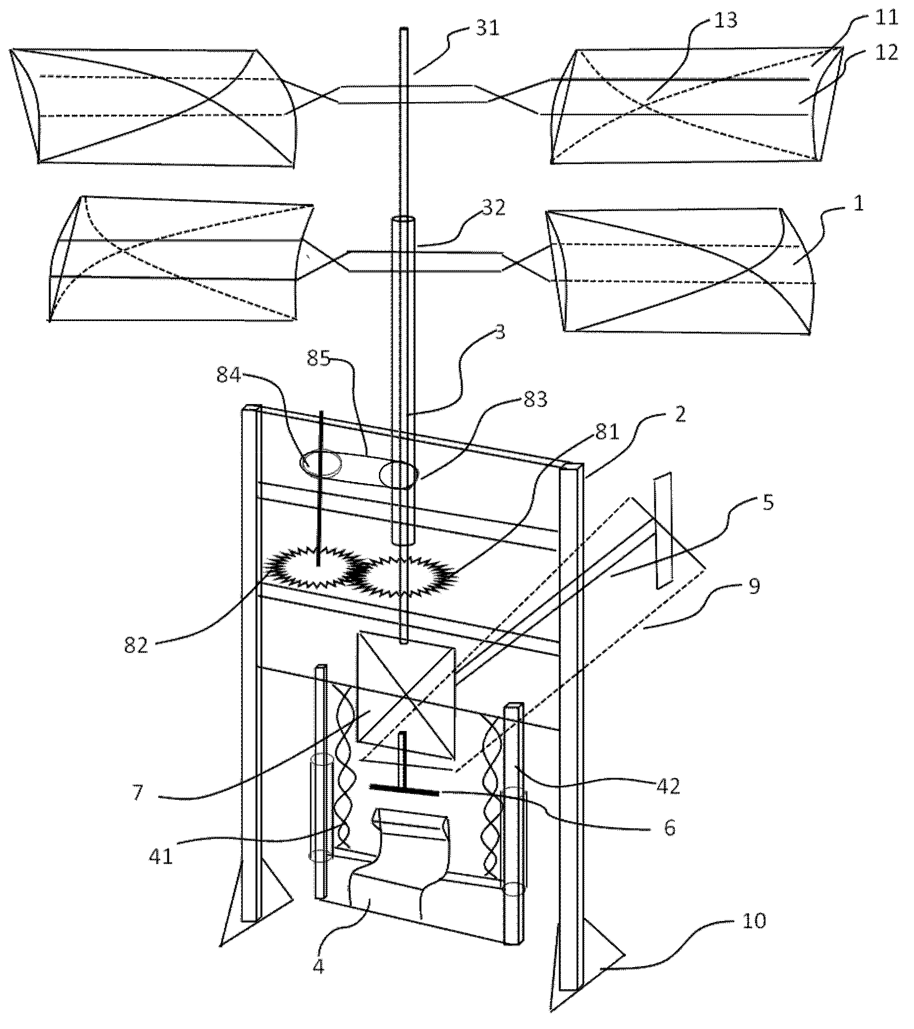 Low-rotating-speed double-layer propcopter