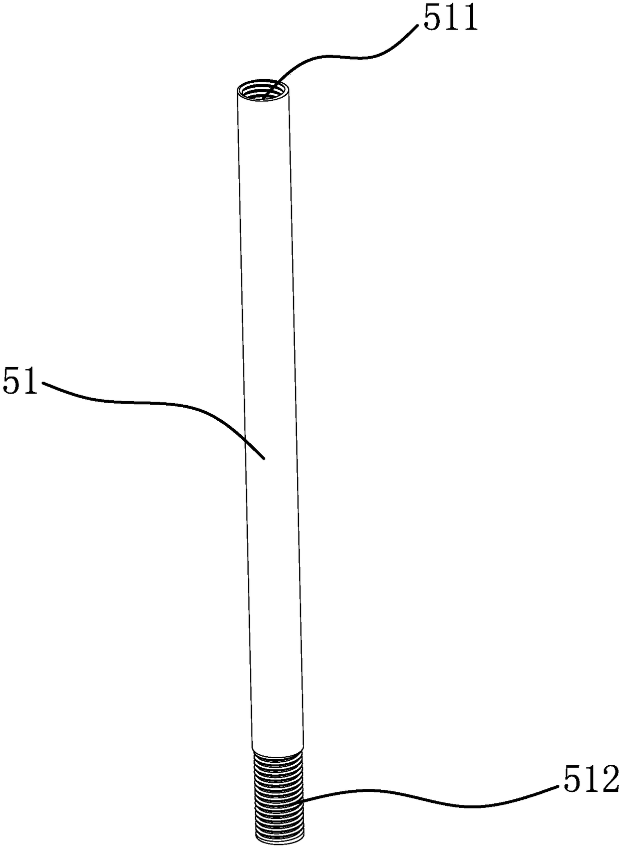 Installation structure of detection sampling device in wastewater treatment system