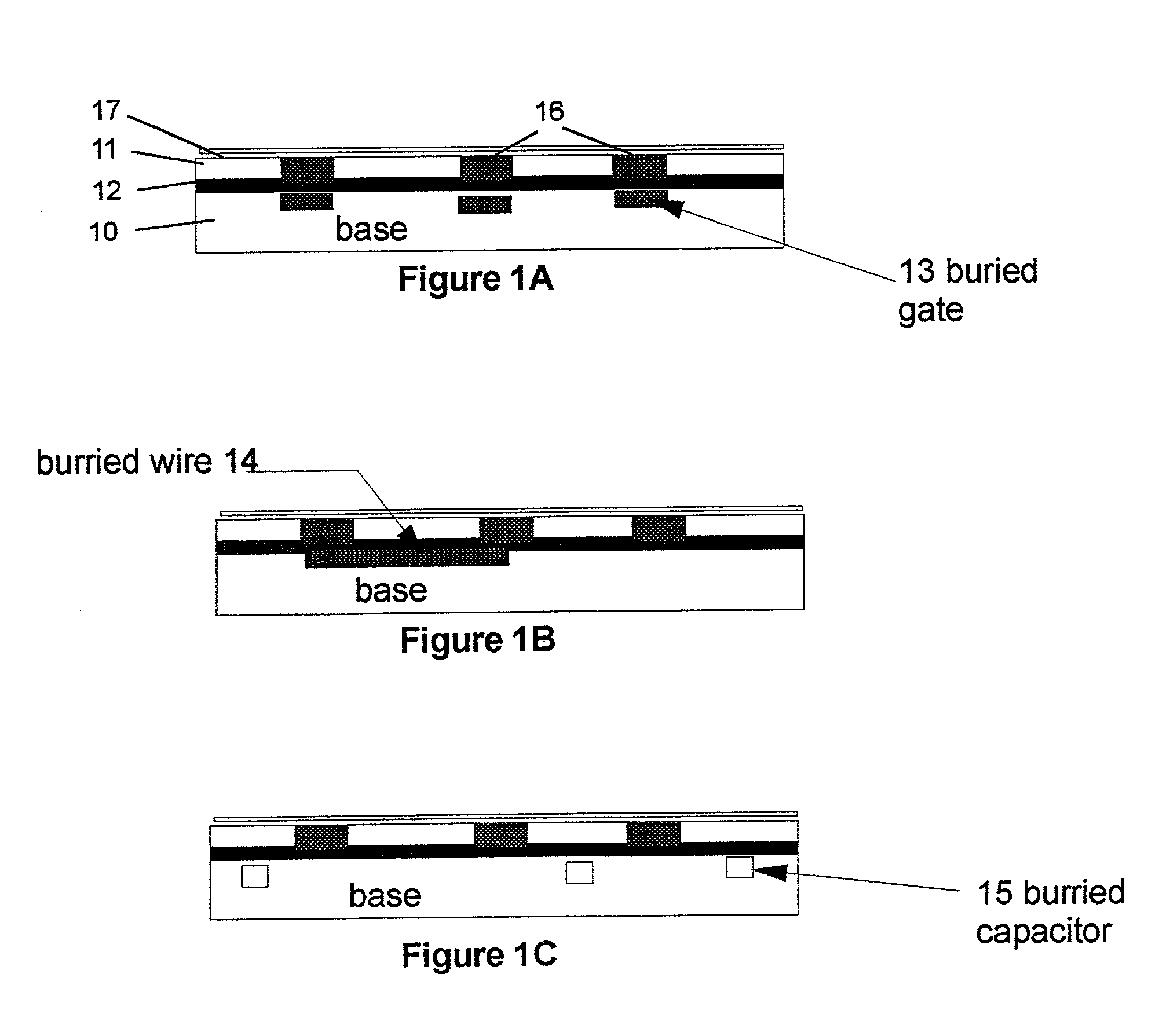 Method and structure for buried circuits and devices