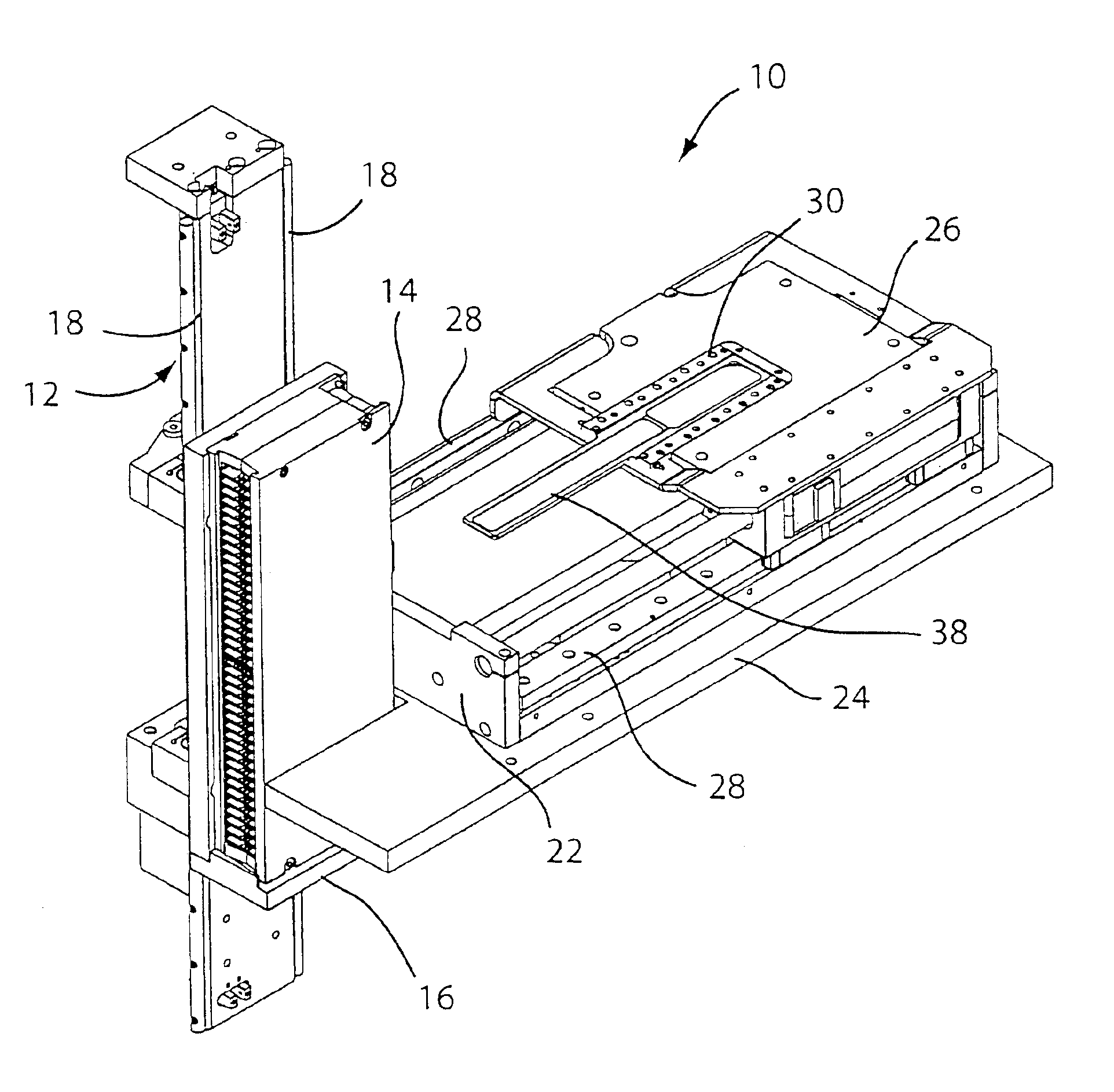 Slide feeder with air bearing conveyor