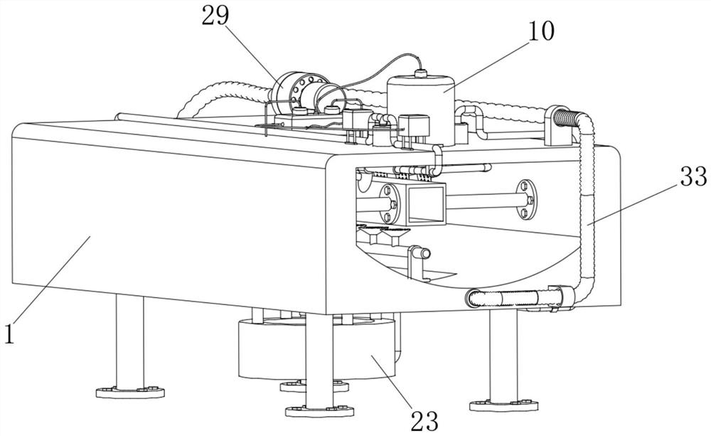 An intelligent cooling device for forming aluminum profiles