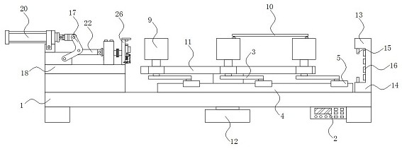 Automobile brake pad machining equipment with disc sticking degree detection function in preset environment