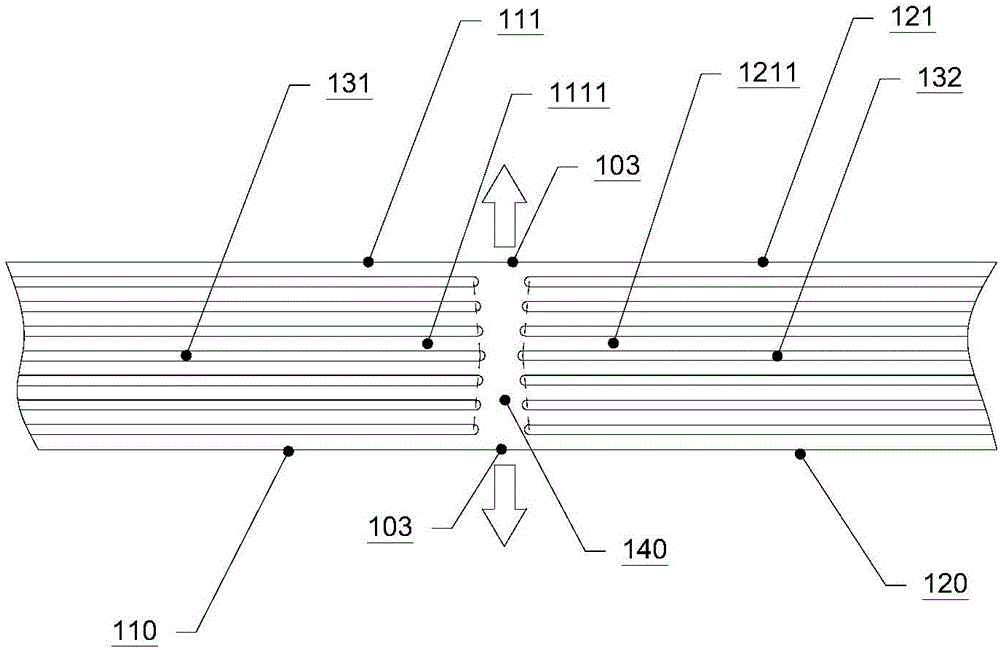 Flow dividing opposite impact microreaction passage and microreactor