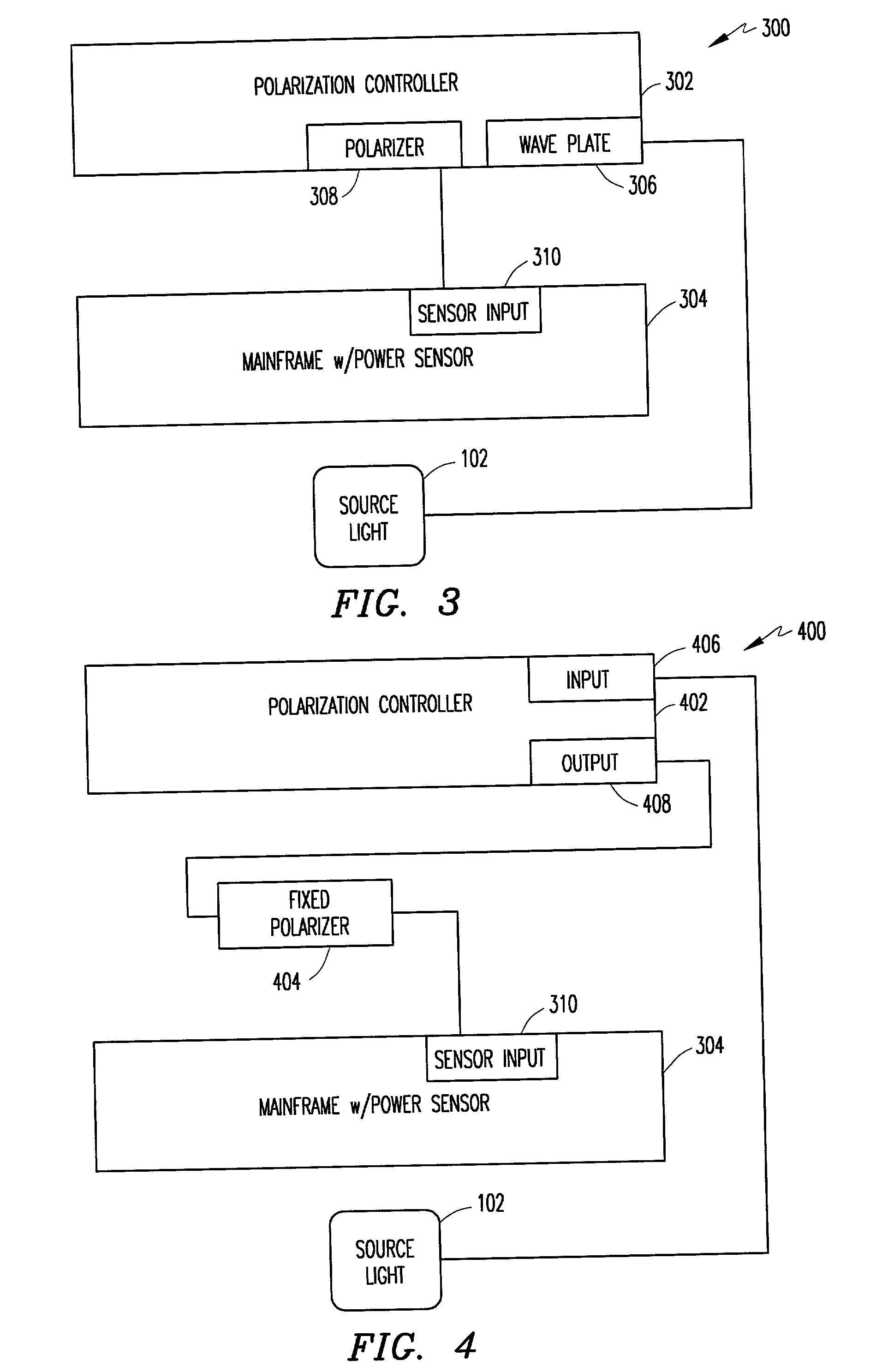 Method and system for determining the degree of polarization of light