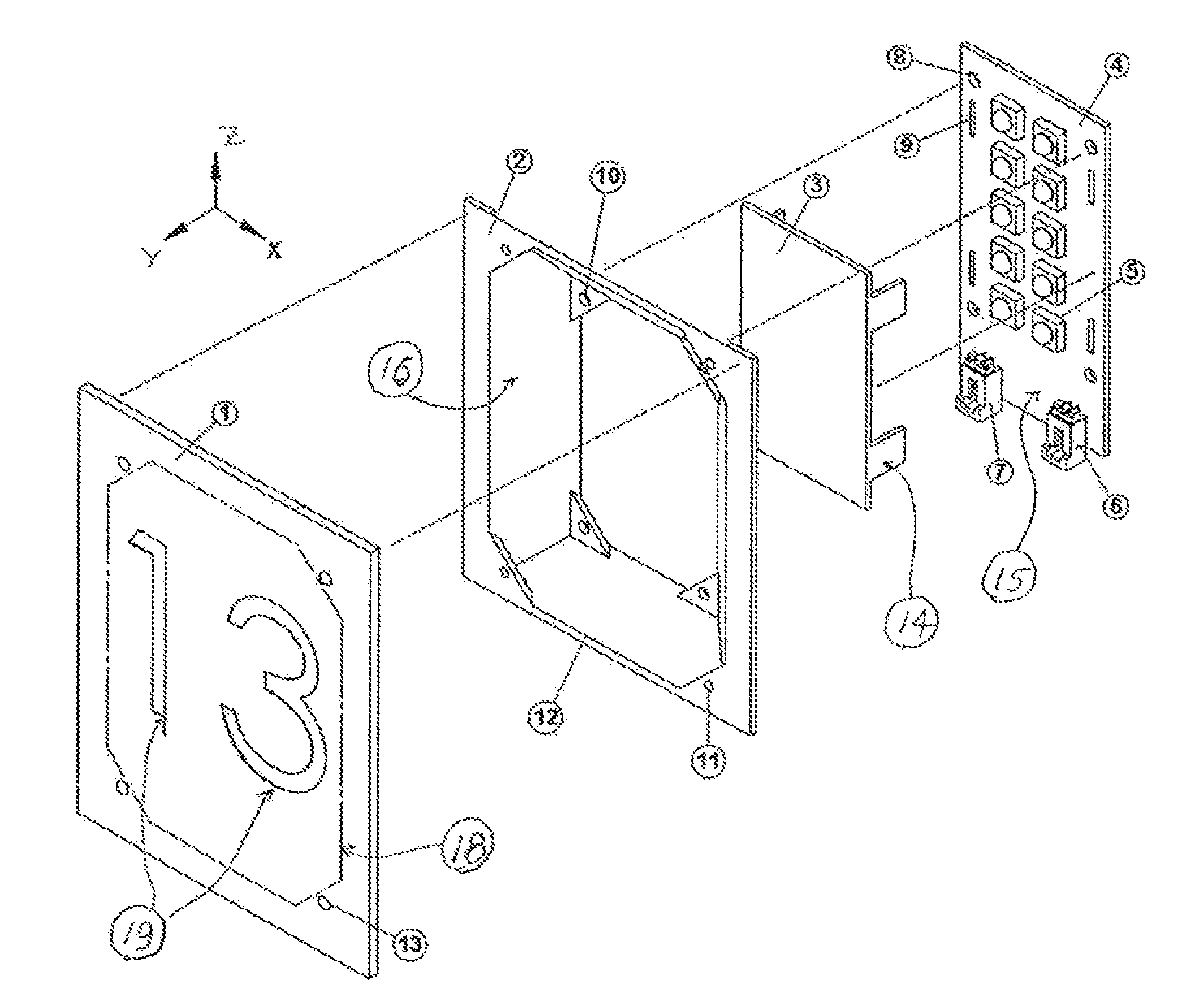 Low-cost solid-state identification device