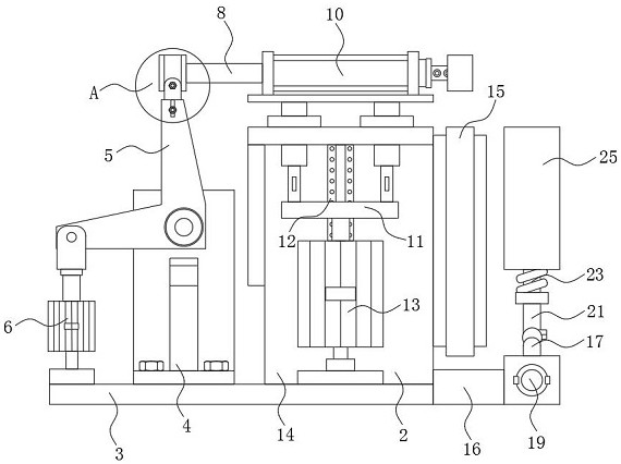 Board production equipment with height calibration function for bridge nail positioning and mounting