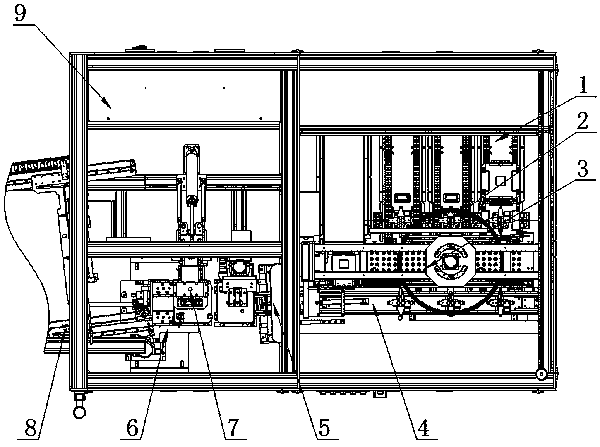 Silicon wafer separation and loading machine for silicon wafer production