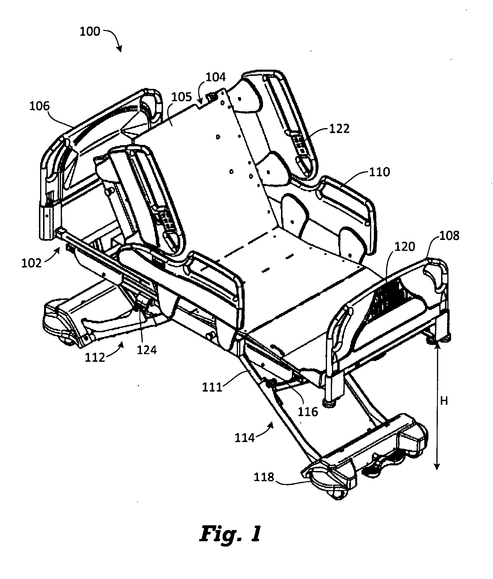 Patient support guard structure