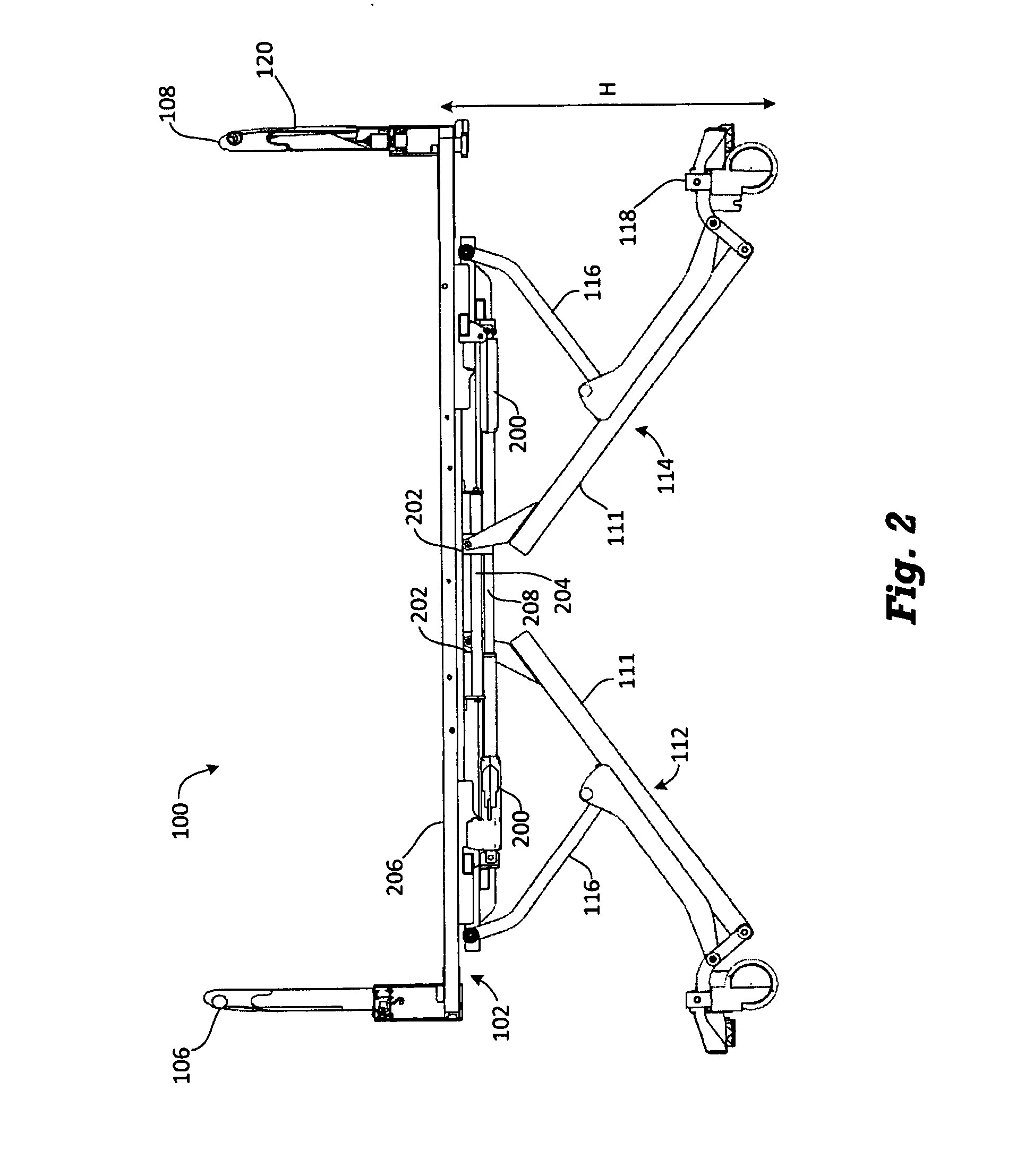 Patient support guard structure